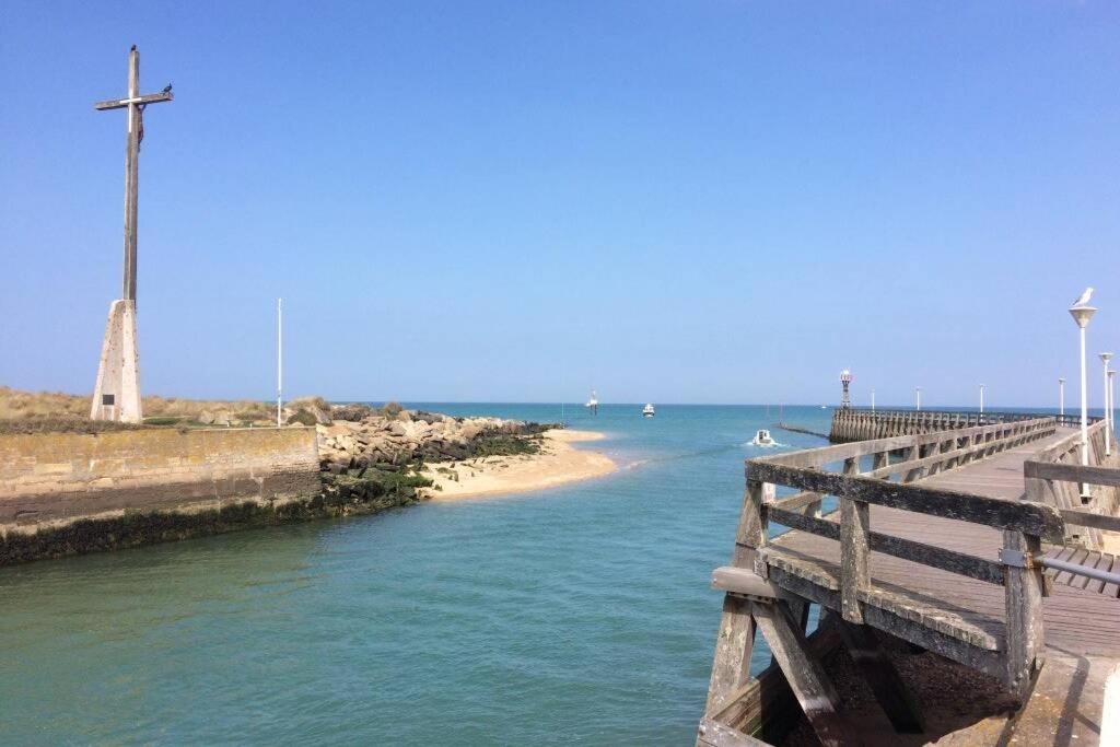 Appartement T2 Avec Vue Sur Mer Directe ! Courseulles-sur-Mer Dış mekan fotoğraf
